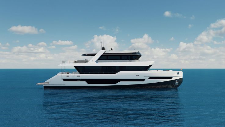 Bold Design of the New CLX99 Superyacht